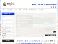 Tablet Screenshot of cribrentalsrome.info